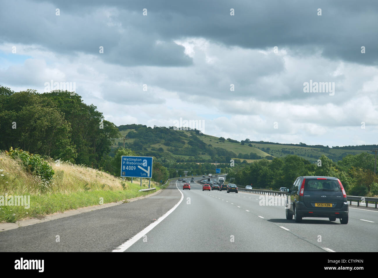 M40 Motorway, Oxfordshire, England, United Kingdom Stock Photo