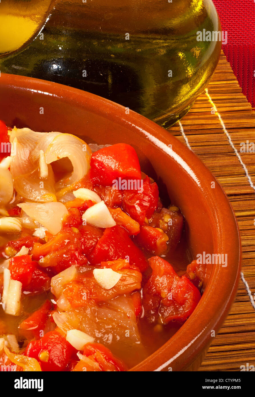 Escalivada, a traditional Spanish vegetable starter Stock Photo Alamy