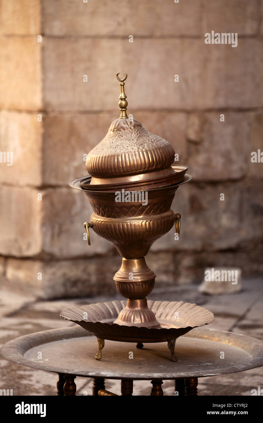 Incense burner in street shop in cairo, egypt Stock Photo Alamy