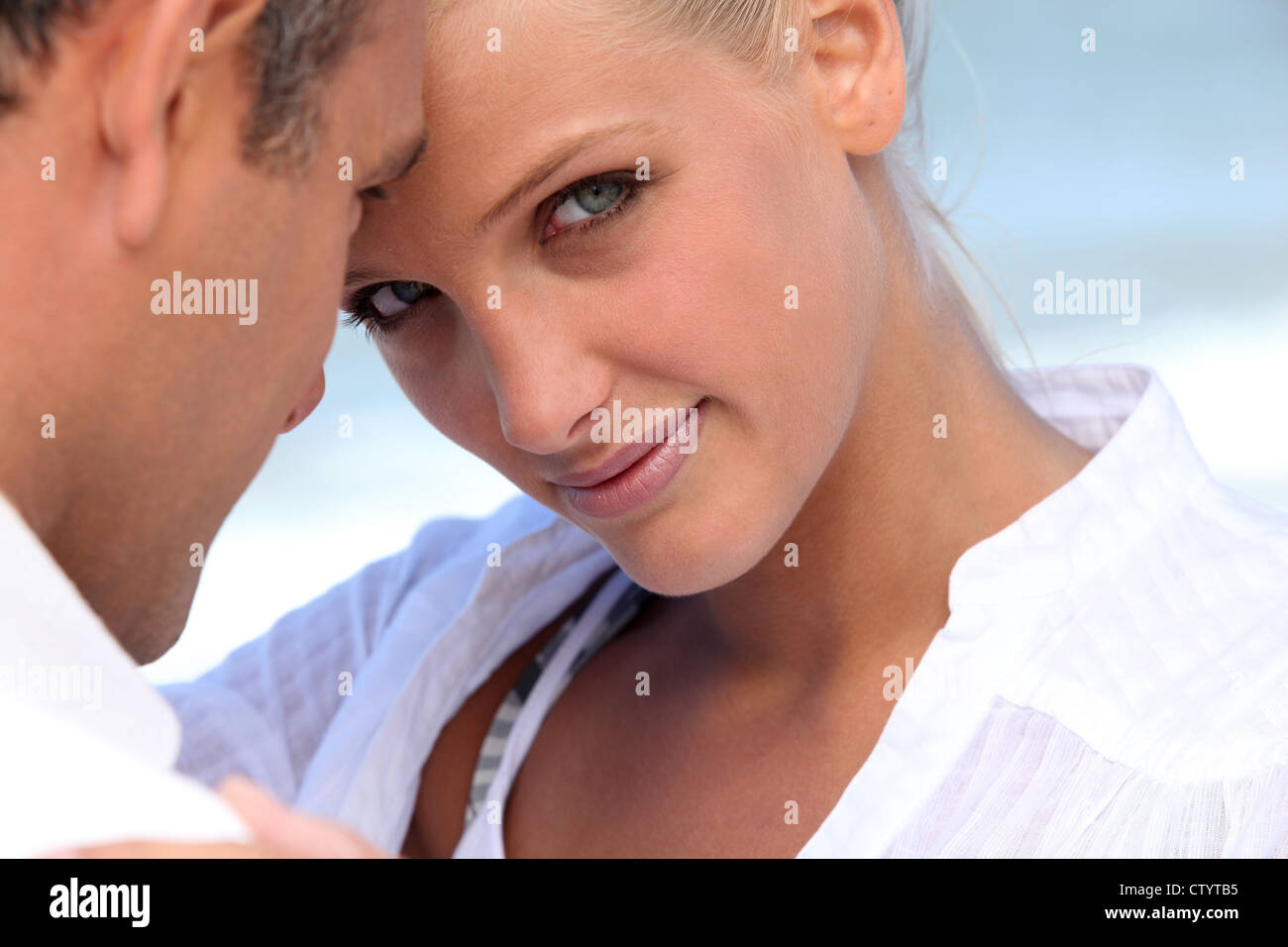 Man and woman embraced Stock Photo - Alamy