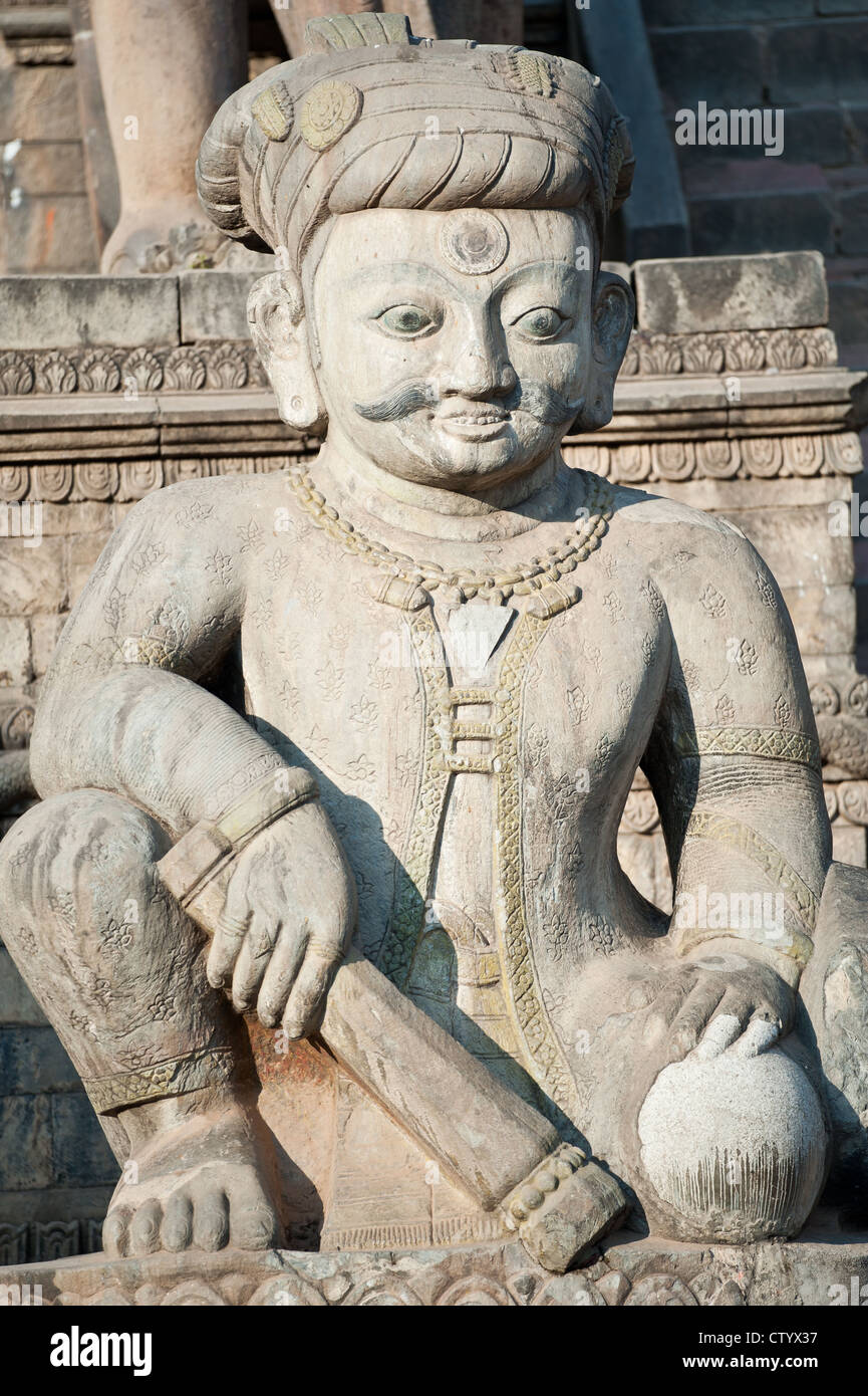 Nepal statues, temples and decorative arts Stock Photo Alamy