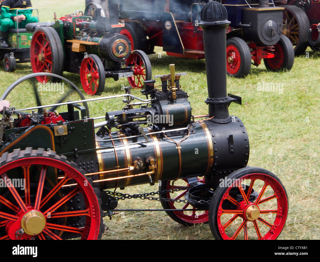 collection of steam locos and engines Stock Photo Alamy