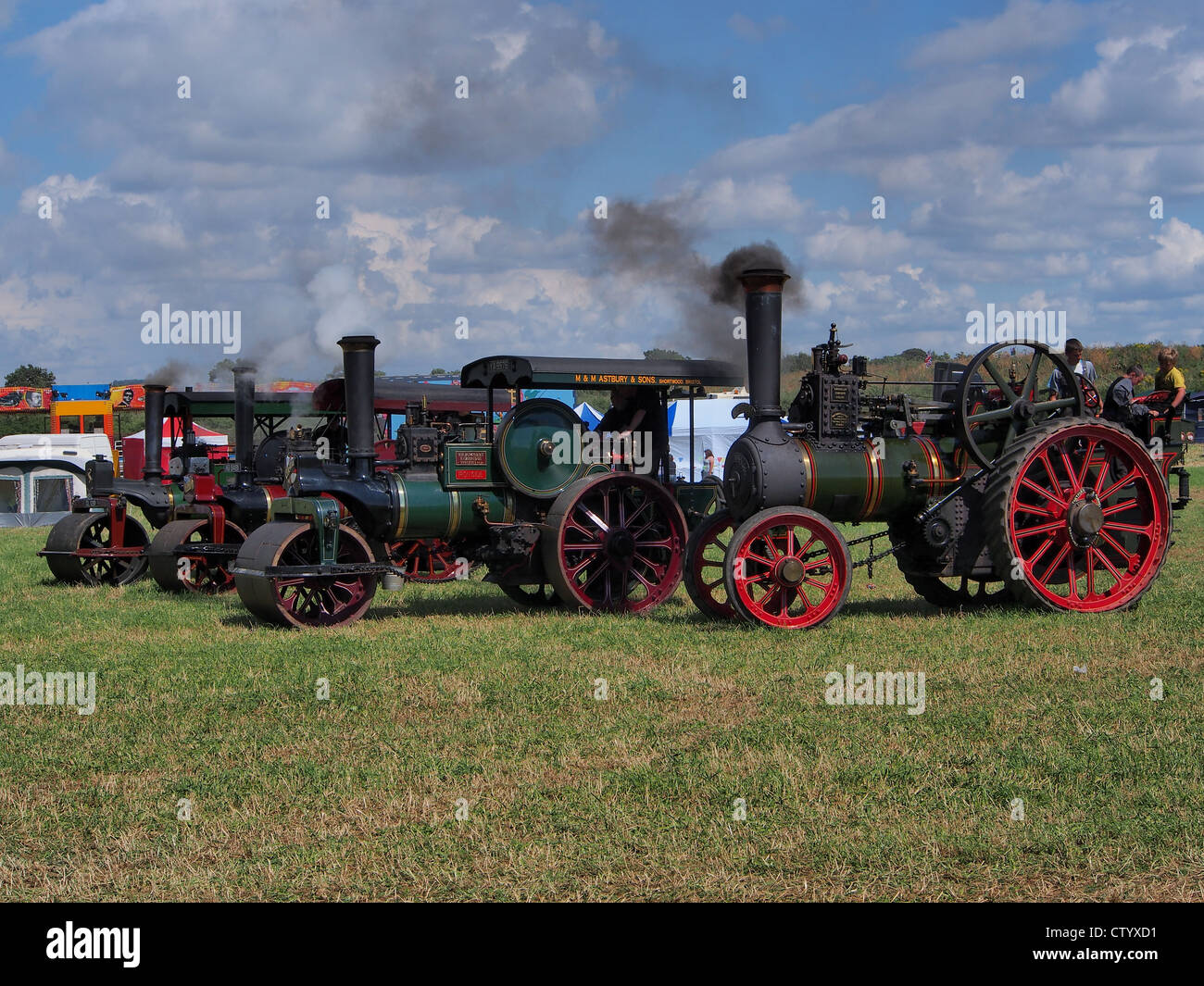 steam rollers and engines Stock Photo Alamy