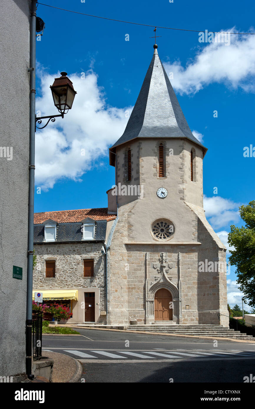 St Mathieu Church, St Mathieu, Haute-Vienne, France Stock Photo