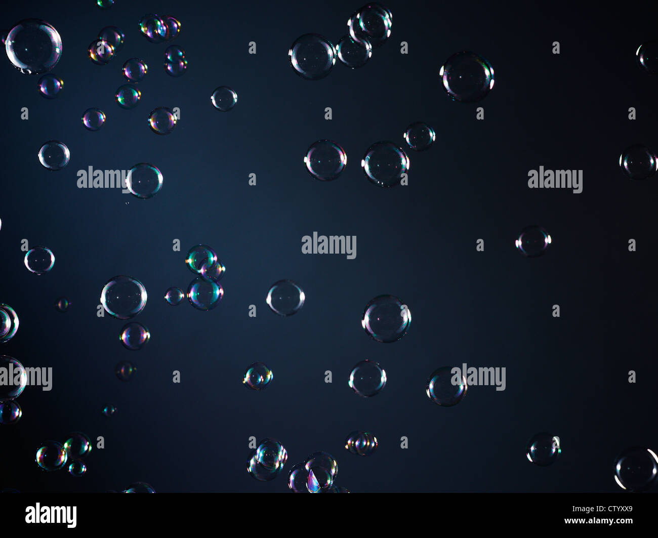 Bubbles floating in air Stock Photo Alamy