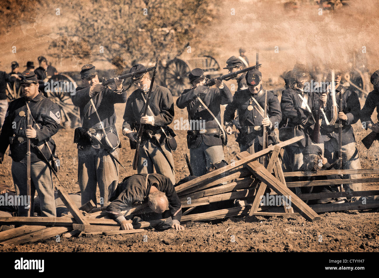American Civil War Reenactment Stock Photo - Alamy
