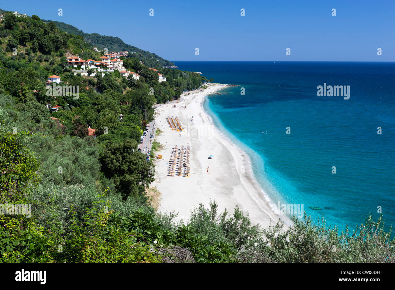 View over Papa Nero beach Stock Photo - Alamy