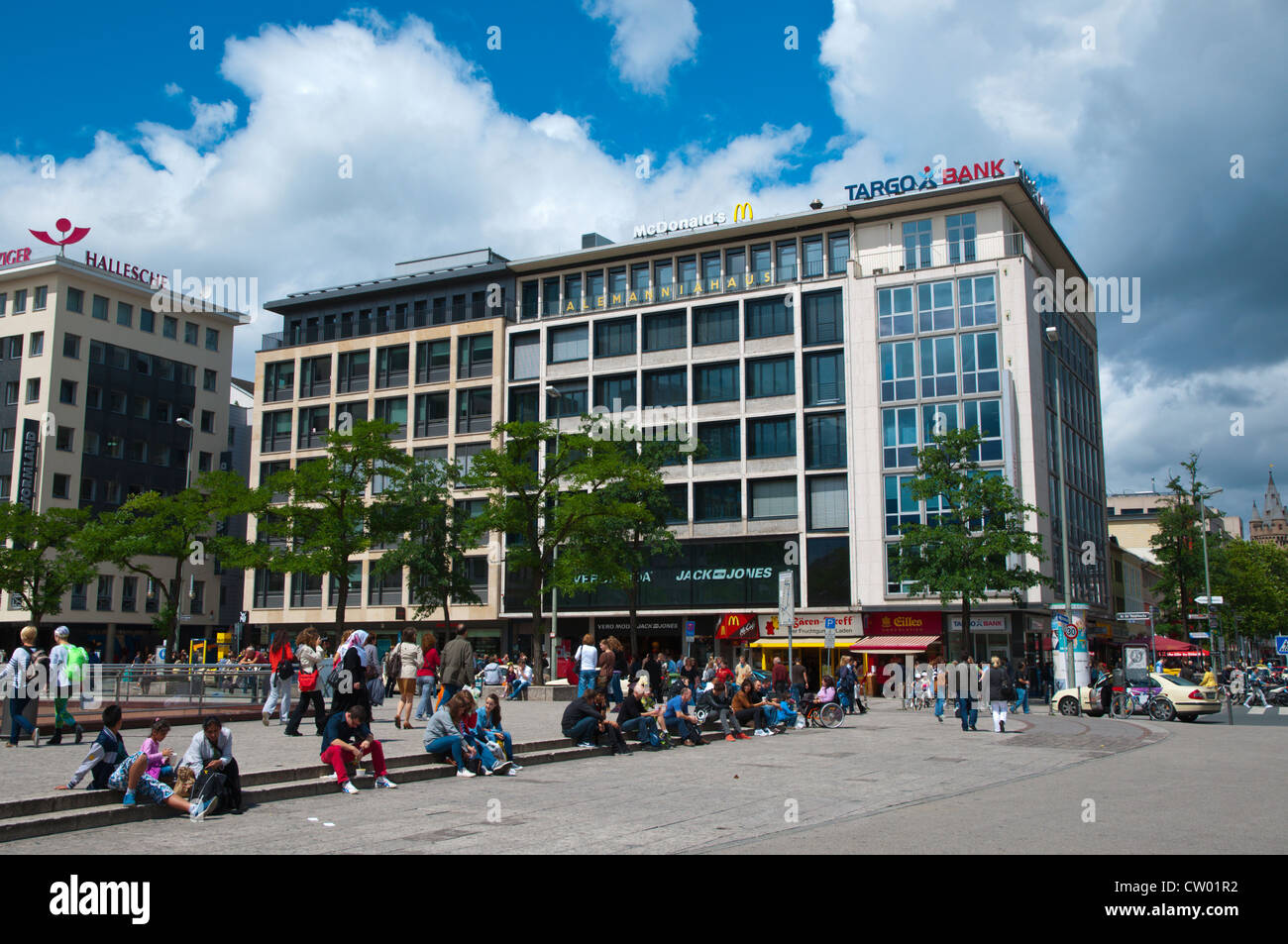 Konstablerwache square Frankfurt am Main state of Hesse Germany Europe Stock Photo