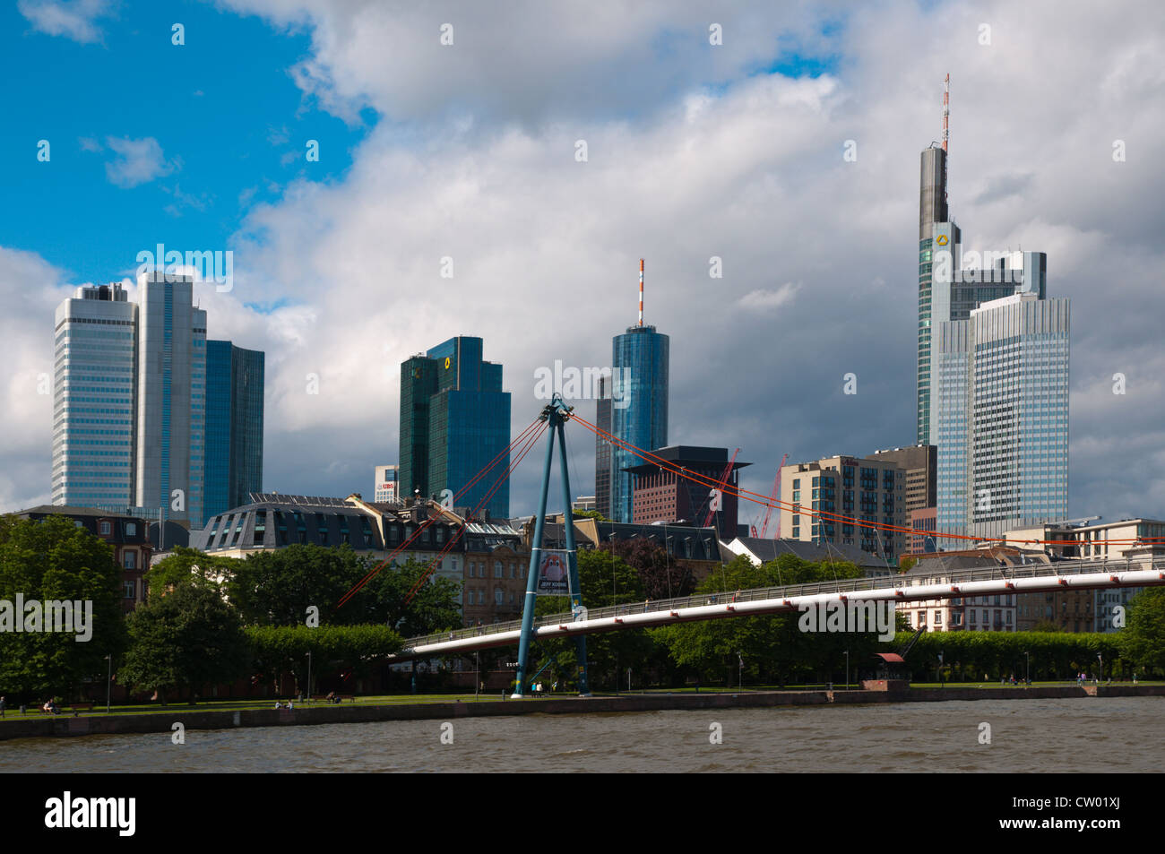 Frankfurt am Main state of Hesse Germany Europe Stock Photo