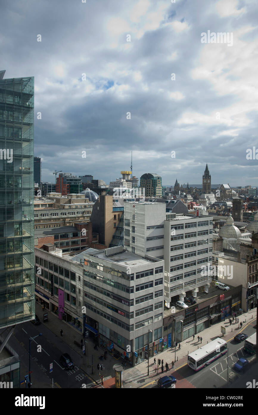 Manchester City Skyline Stock Photo