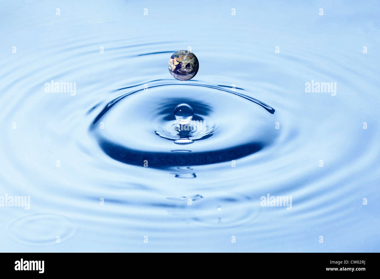 Water resources on planet earth Stock Photo