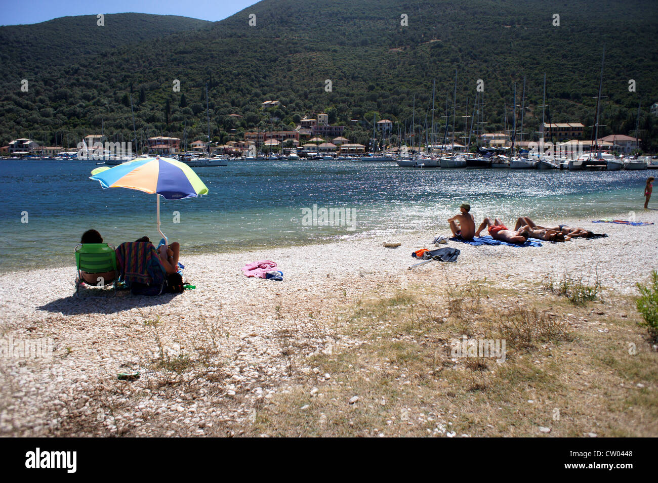 Sivota Bay, Lefkada, Ionian Islands, Greece Stock Photo