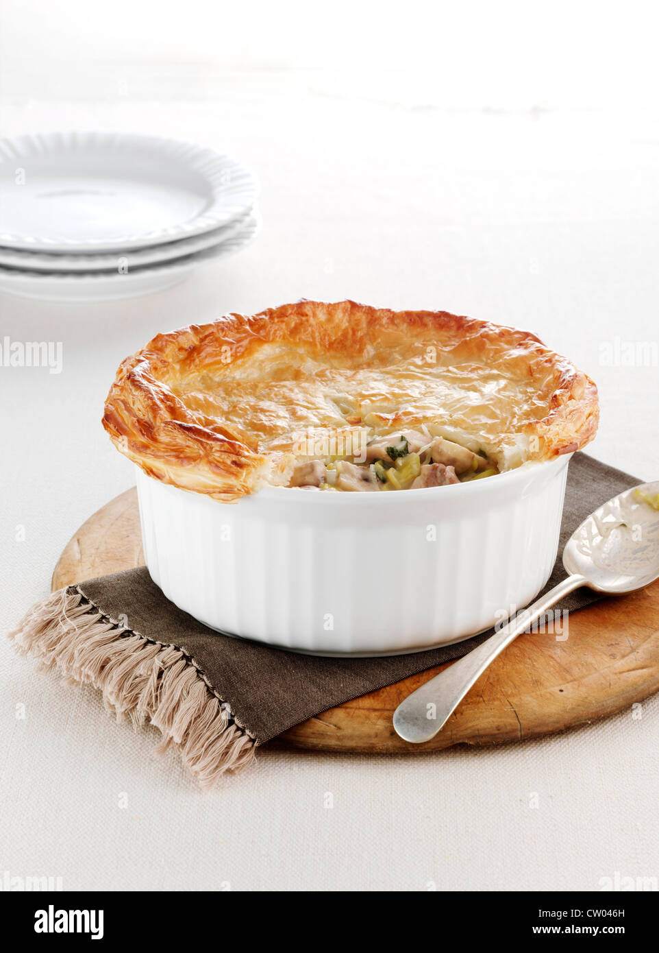 Chicken pie hires stock photography and images Alamy