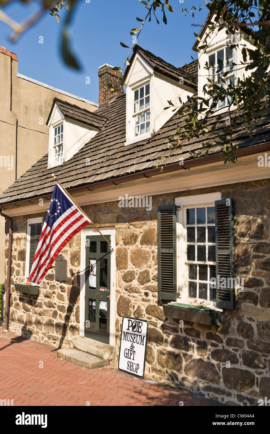 Oldest house in Richmond, Virginia, 1737, Shockoe Bottom, serves as