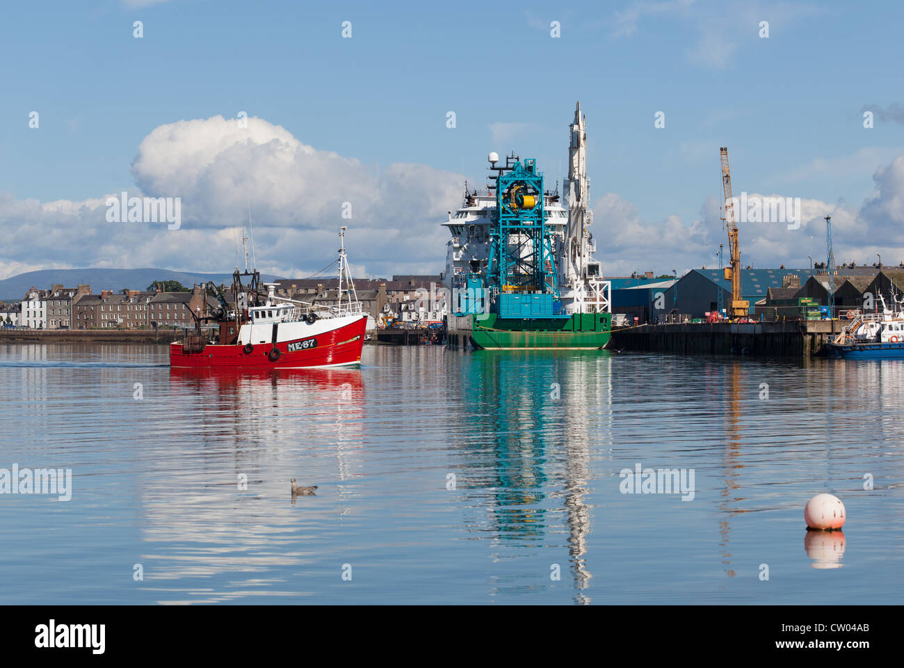 Montrose Harbour Scotland UK Stock Photo