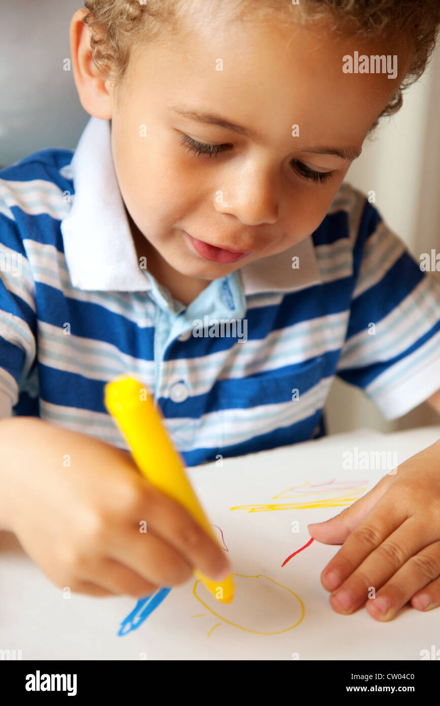 Kindergarten Crayons High Resolution Stock Photography and Images Alamy