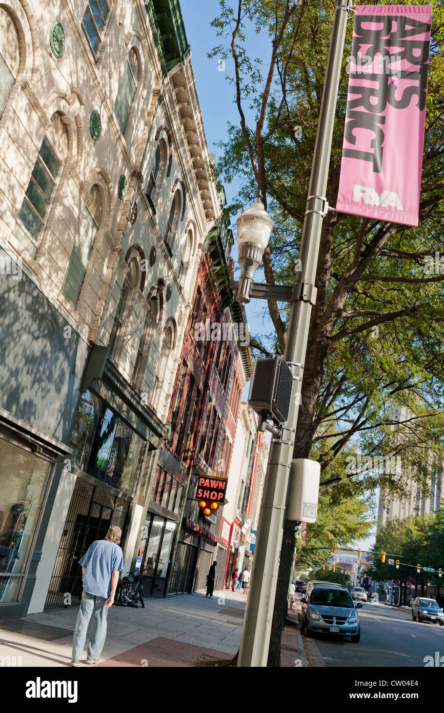 Broad Street Arts District, Richmond, Virginia Stock Photo Alamy