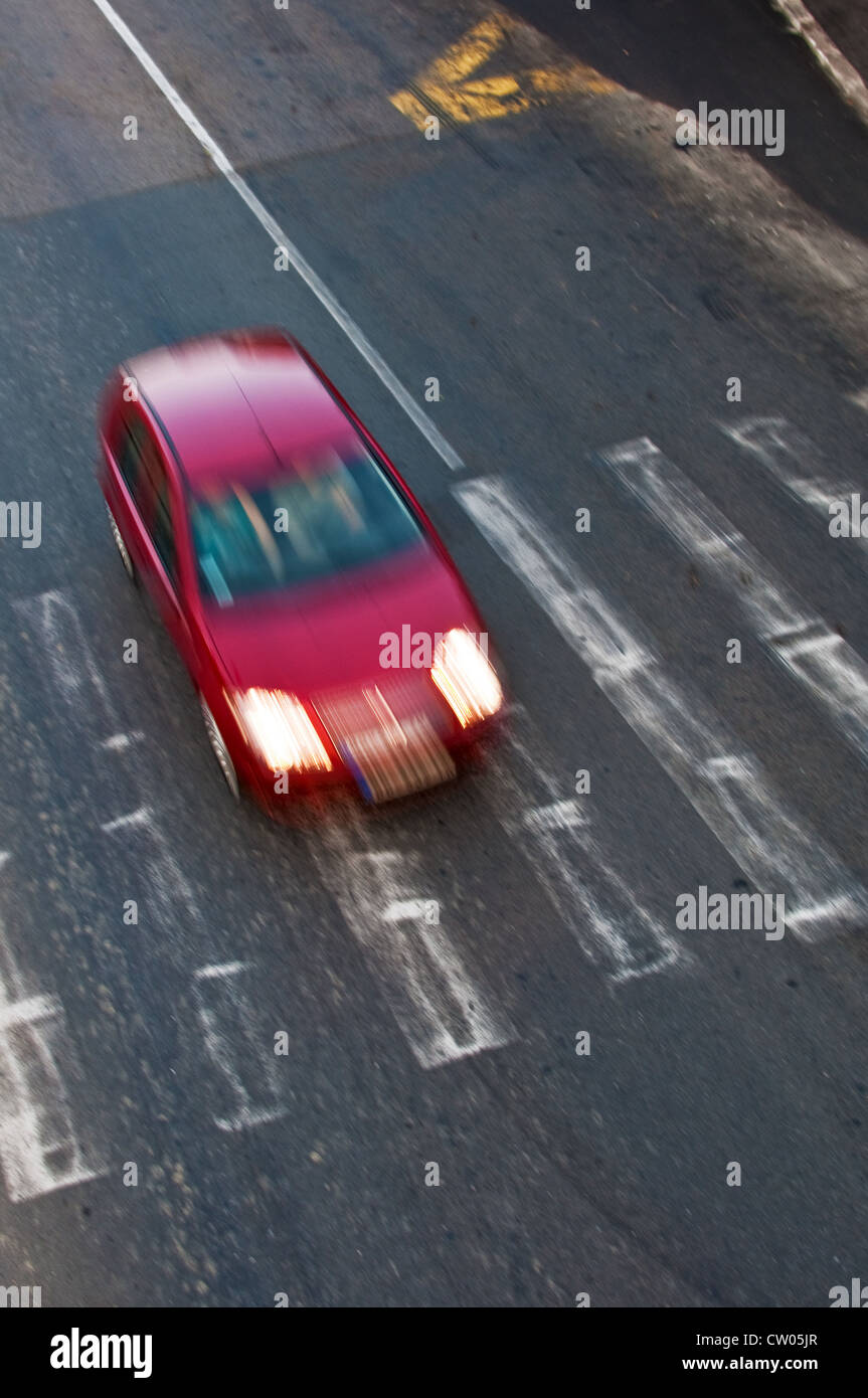 Car driving slow hires stock photography and images Alamy