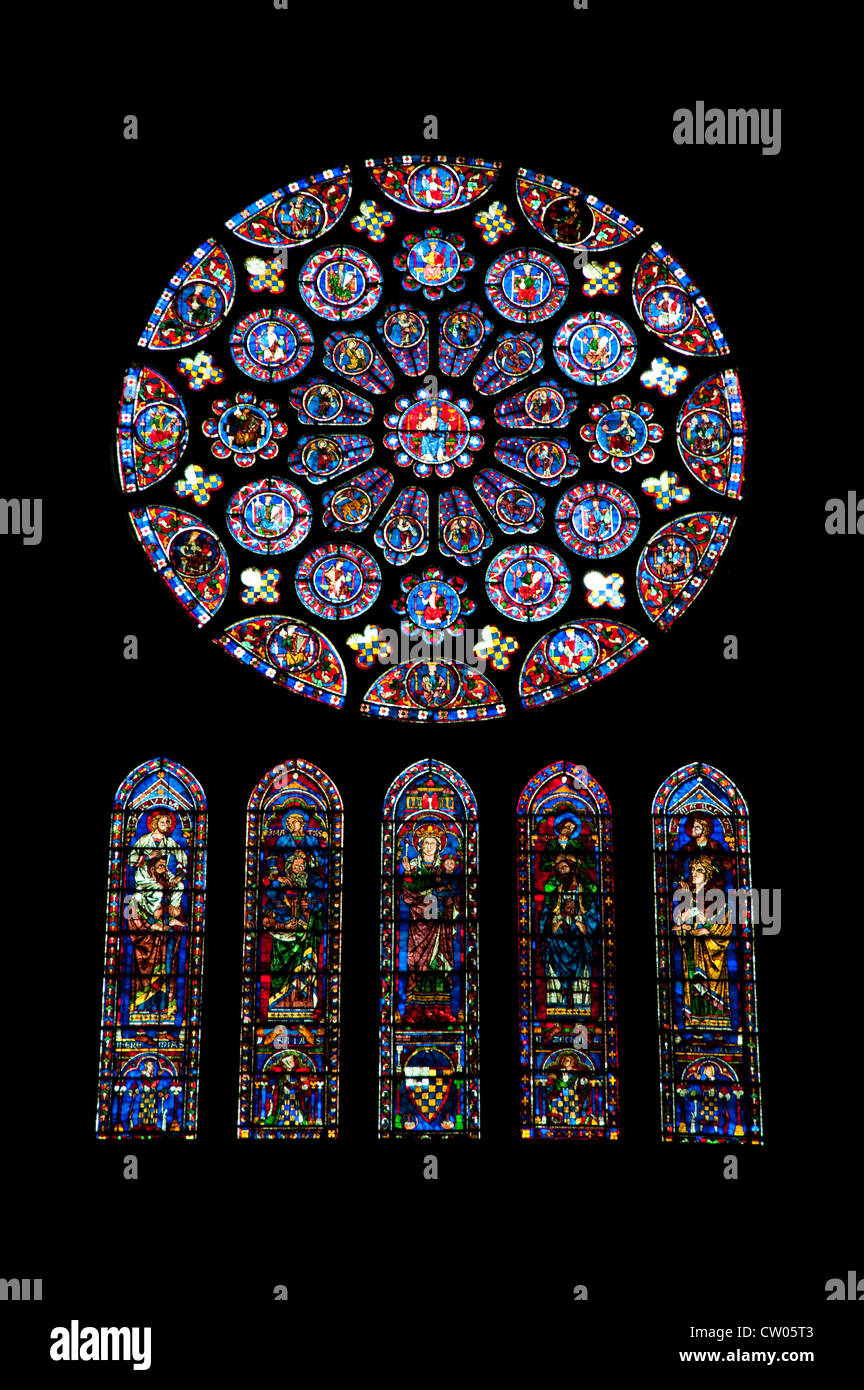 Chartres Cathedral Interior Stock Photos Chartres