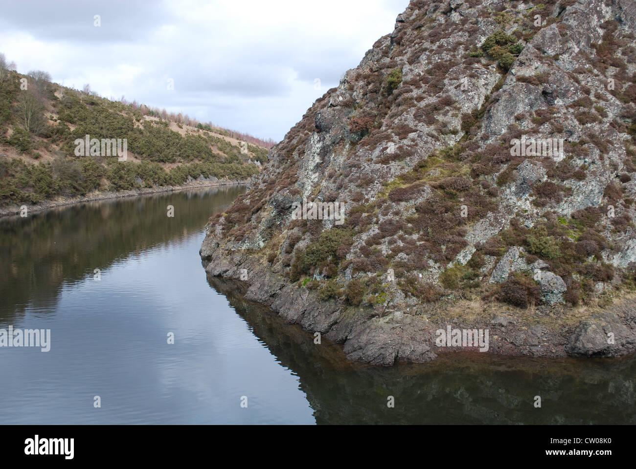 This was taken in the hills of Scotland. Stock Photo