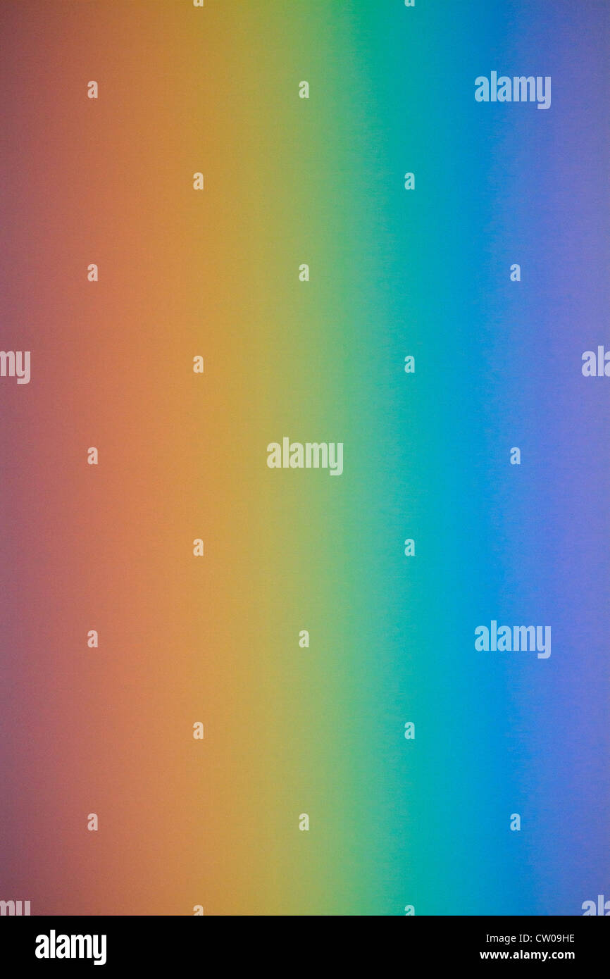 Close-up of rainbow, Cambridgeshire Stock Photo