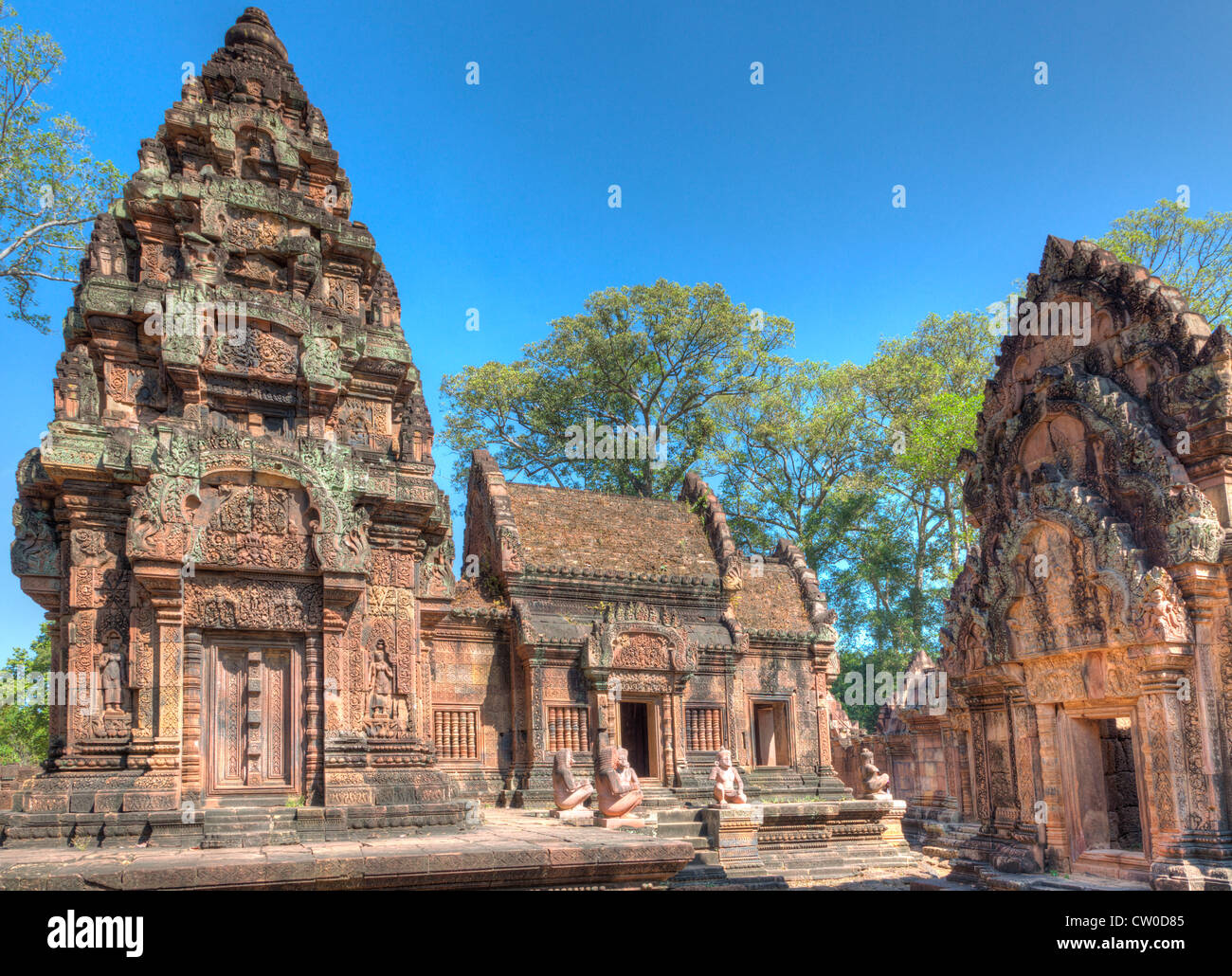 Banteay Srey temple in Cambodia Stock Photo