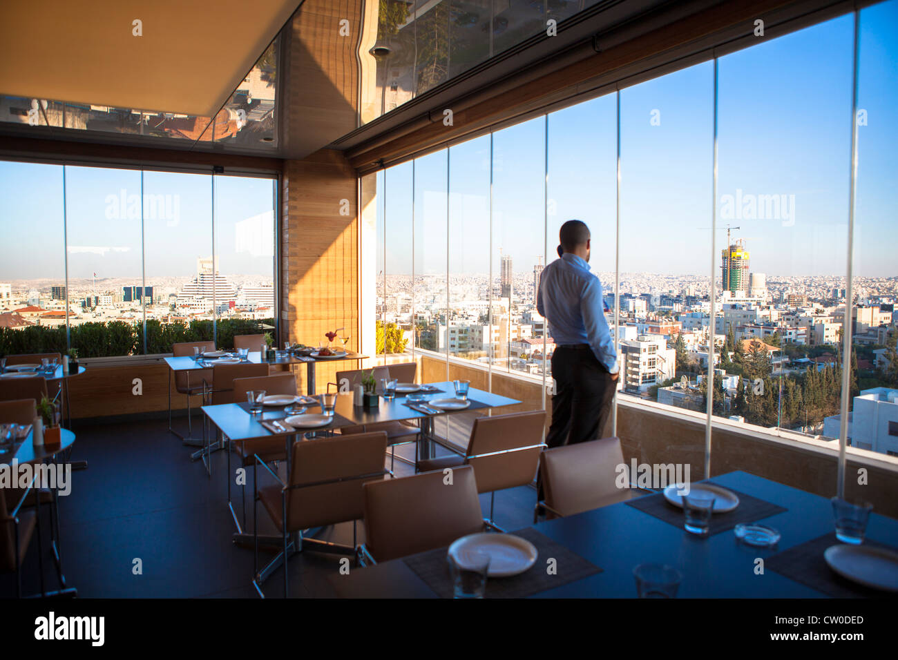 Vinaigrette restaurant Amman Jordan Middle East Stock Photo Alamy