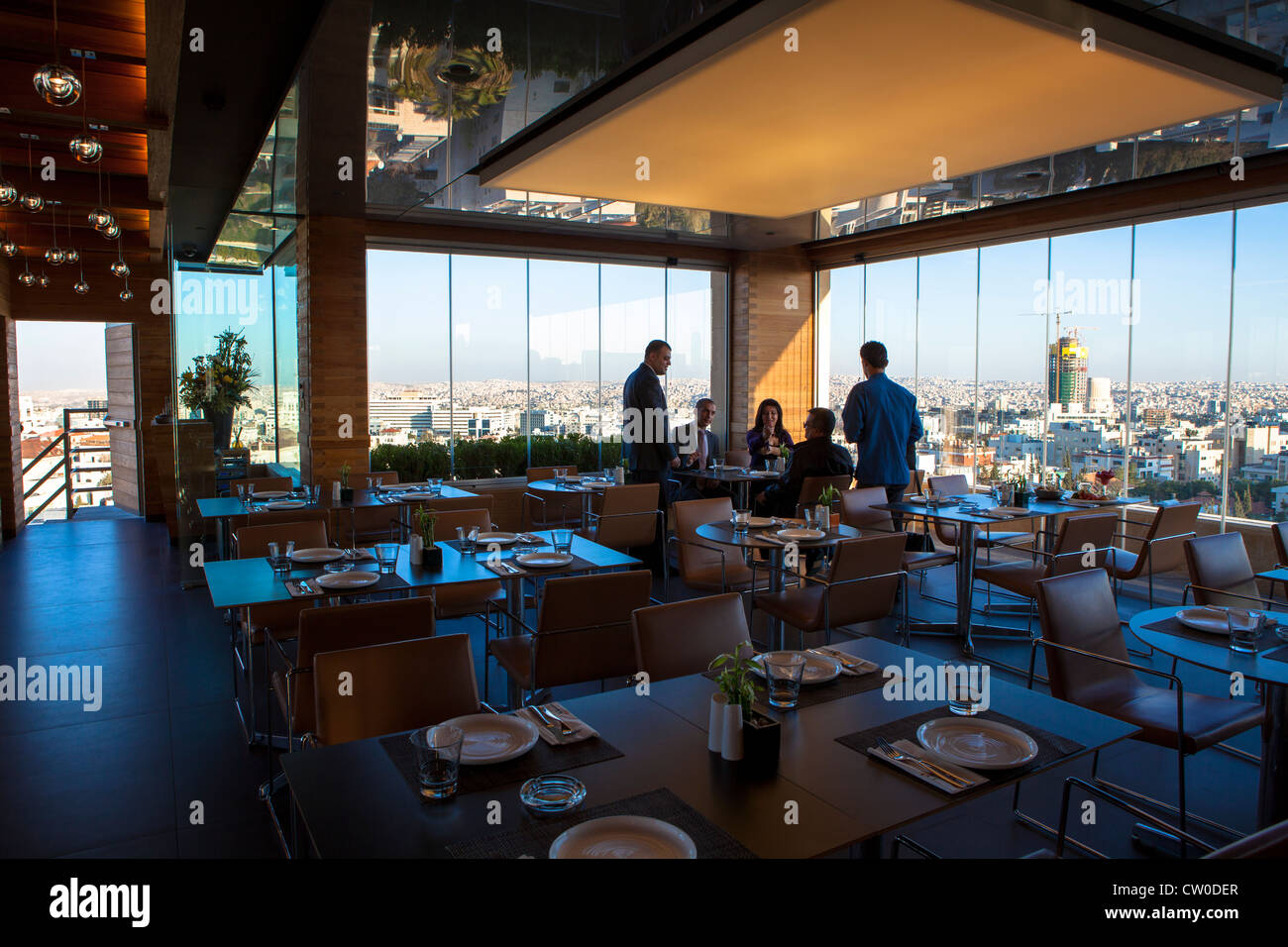 Vinaigrette restaurant Amman Jordan Middle East Stock Photo Alamy