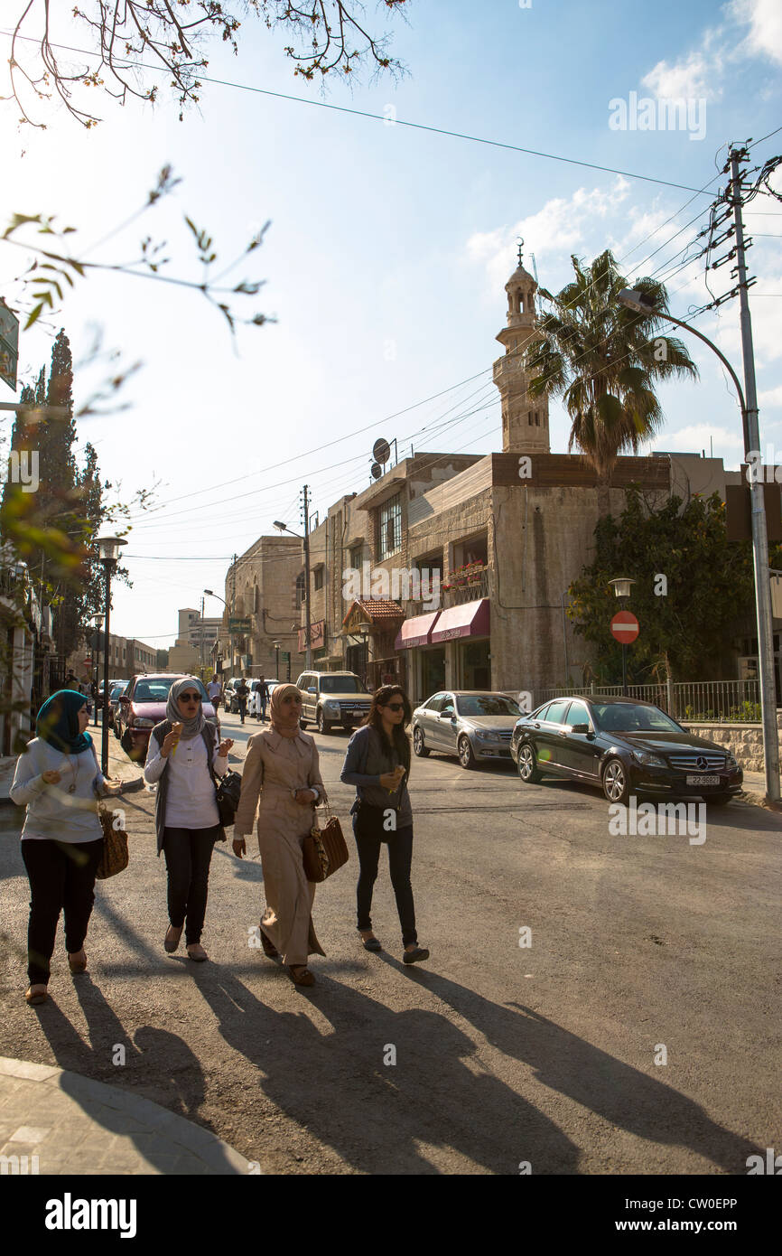 Rainbow street Amman Jordan Stock Photo Alamy