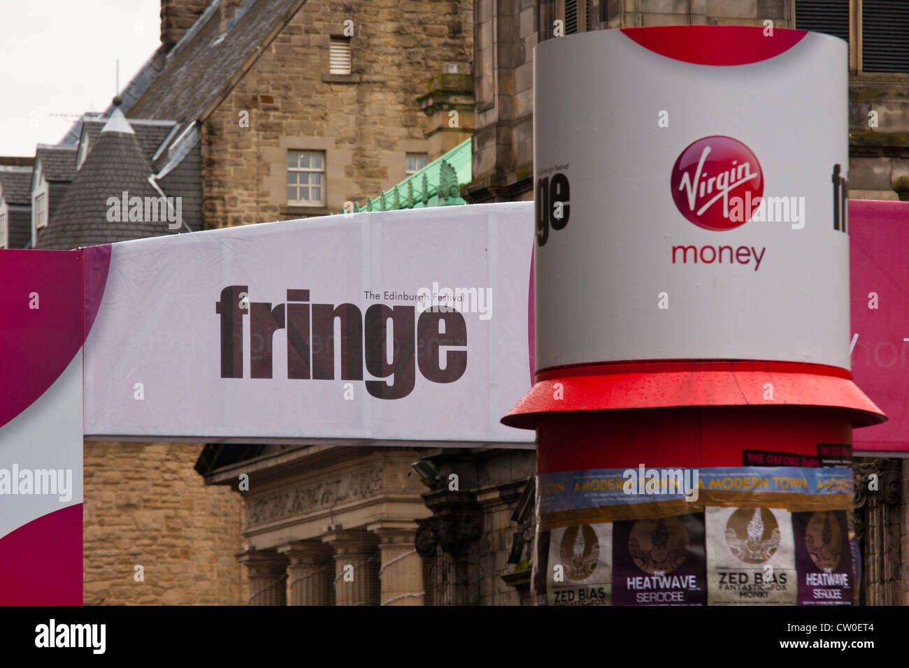 Edinburg Festival Fringe Stock Photo Alamy