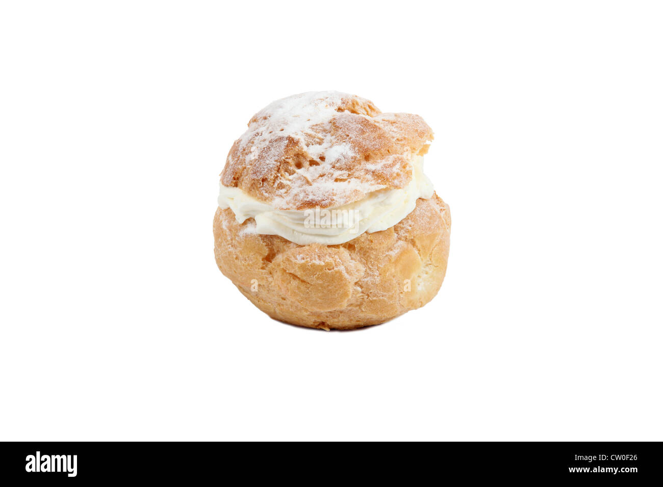 Cream filled choux pastry Stock Photo Alamy