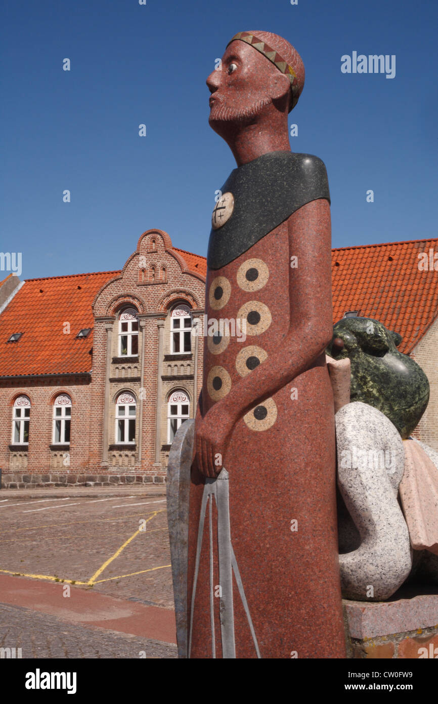 Denmark Sjaelland Kalundborg, Esbern Snare, town's founder Stock Photo