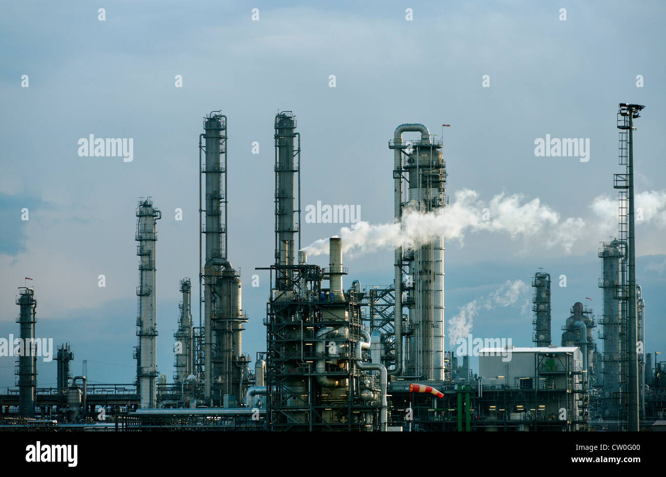 Infrastructure of chemical plant Stock Photo