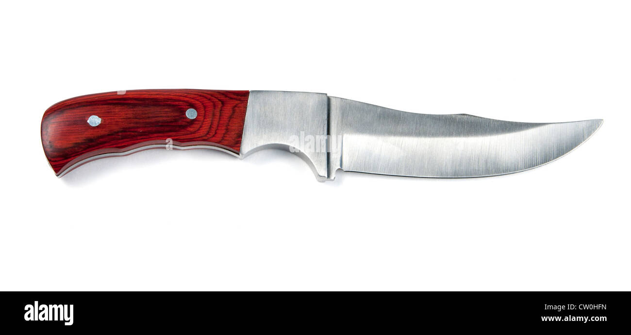 Knife on a light background Stock Photo