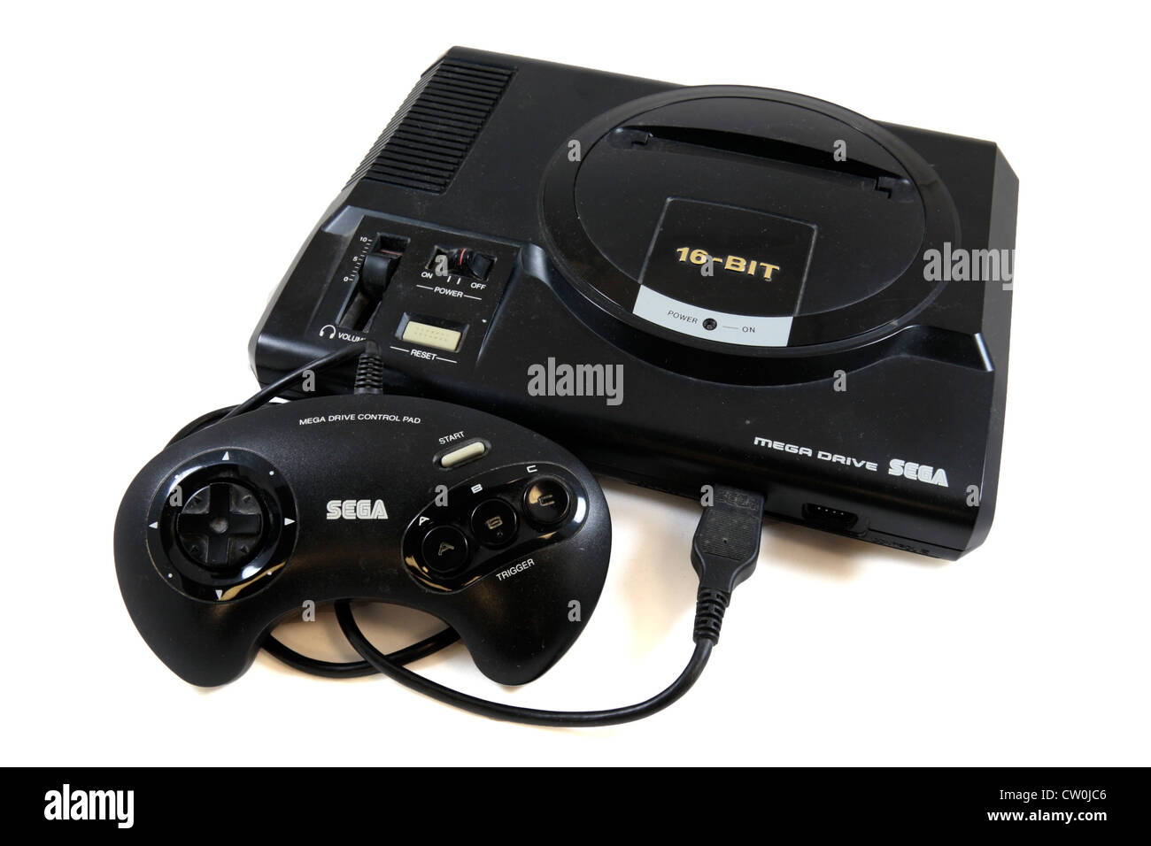 The SEGA Megadrive, a fourth-generation video game console by SEGA, (1990).  Called the SEGA Genesis in North America Stock Photo - Alamy