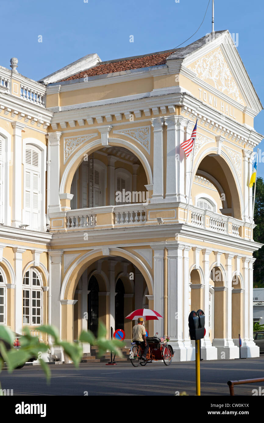 Town Hall, George Town, Penang, Malaysia Stock Photo