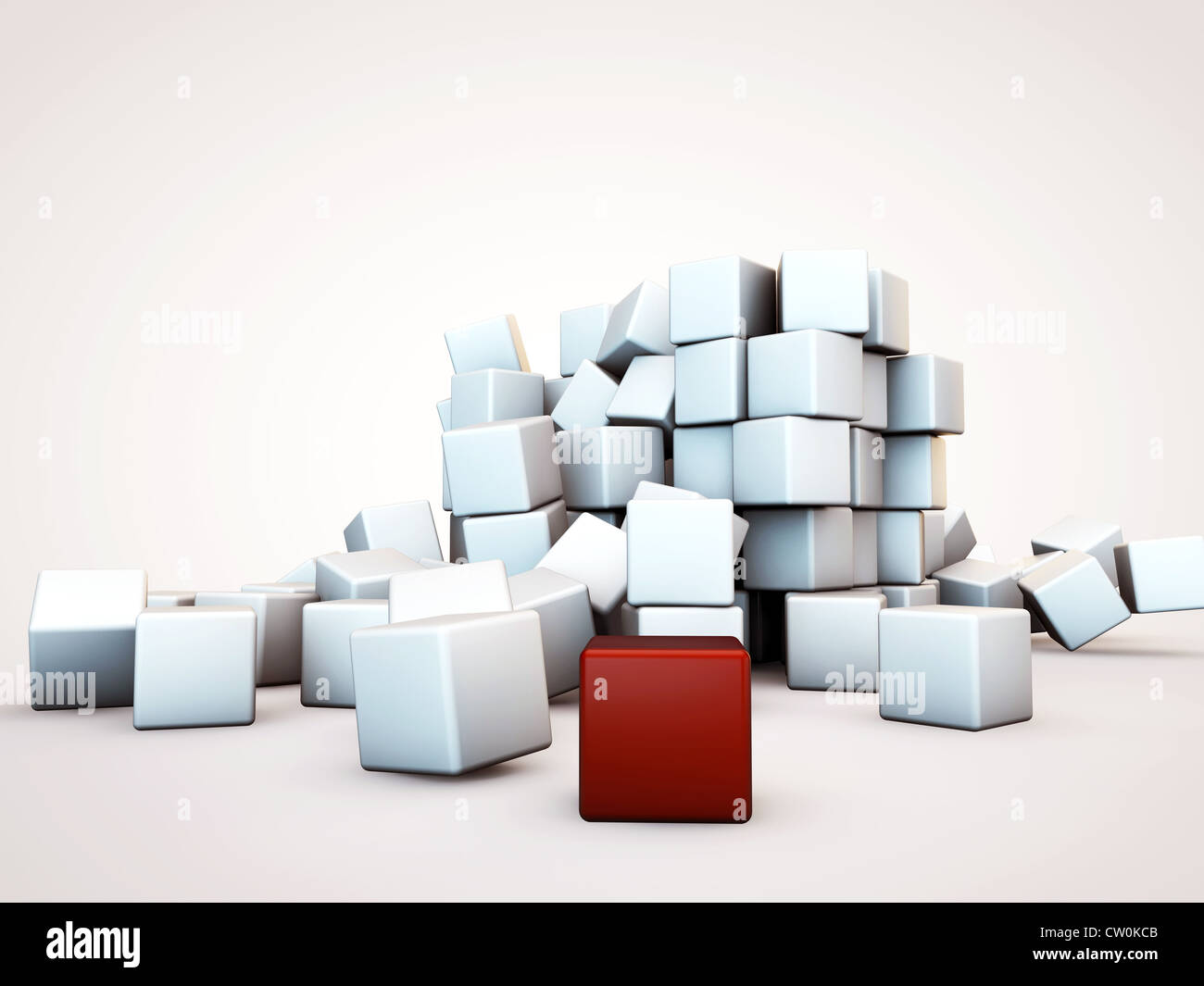 cubes isolated on white background Stock Photo - Alamy