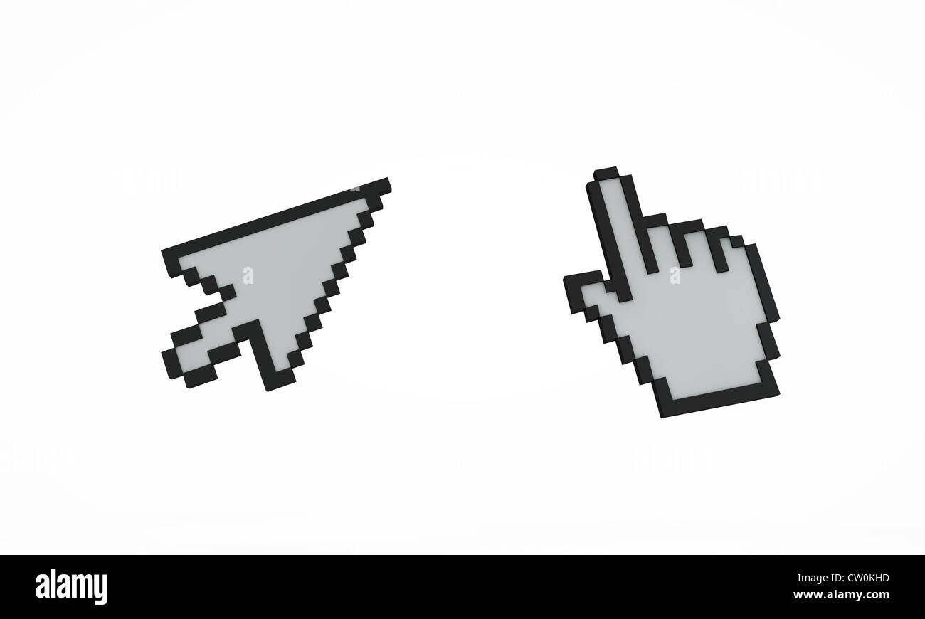 mouse cursors isolated on white background Stock Photo Alamy