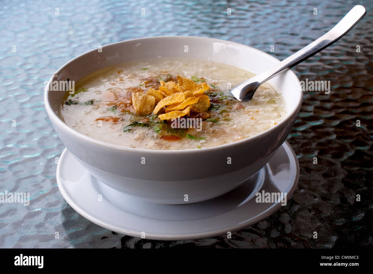 boiled rice ,Thai food breakfast Stock Photo - Alamy