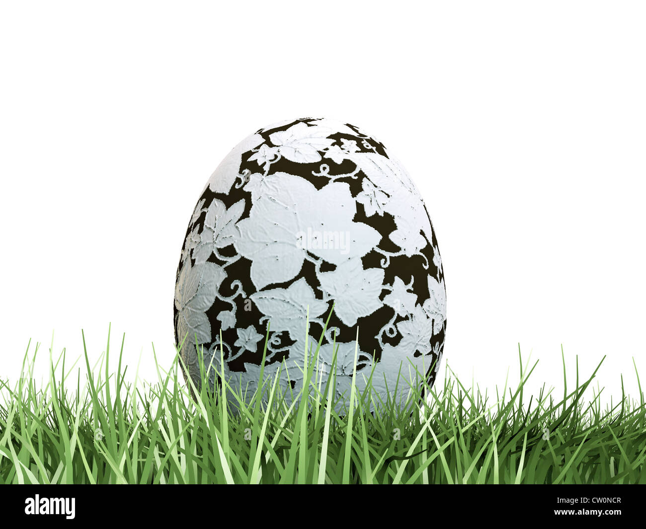 easter egg isolated on white background Stock Photo - Alamy