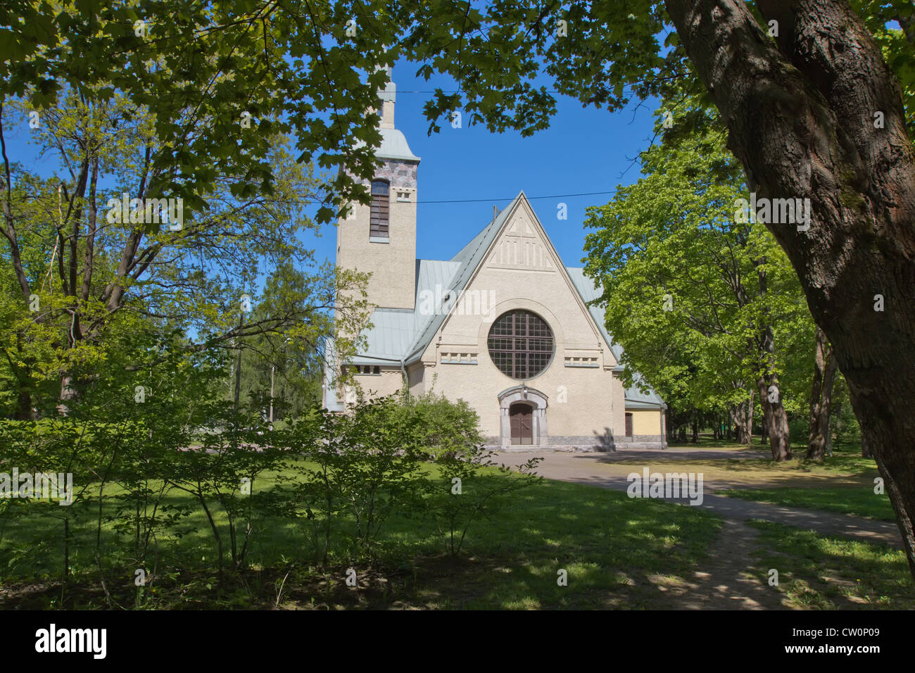 Lutheran Church Stock Photo