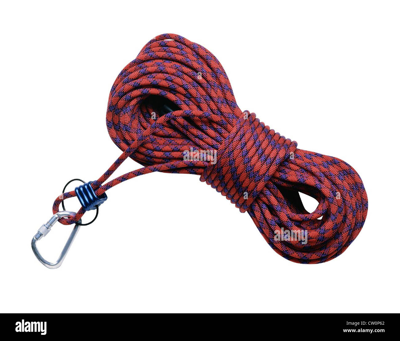 Climbers rope Stock Photo