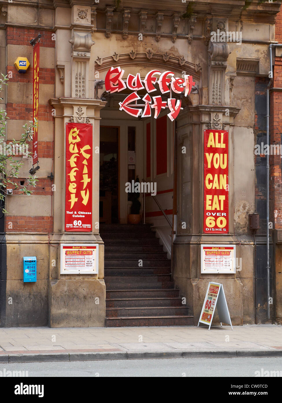 Buffet City Thai and Chinese restaurant in Manchester UK Stock Photo