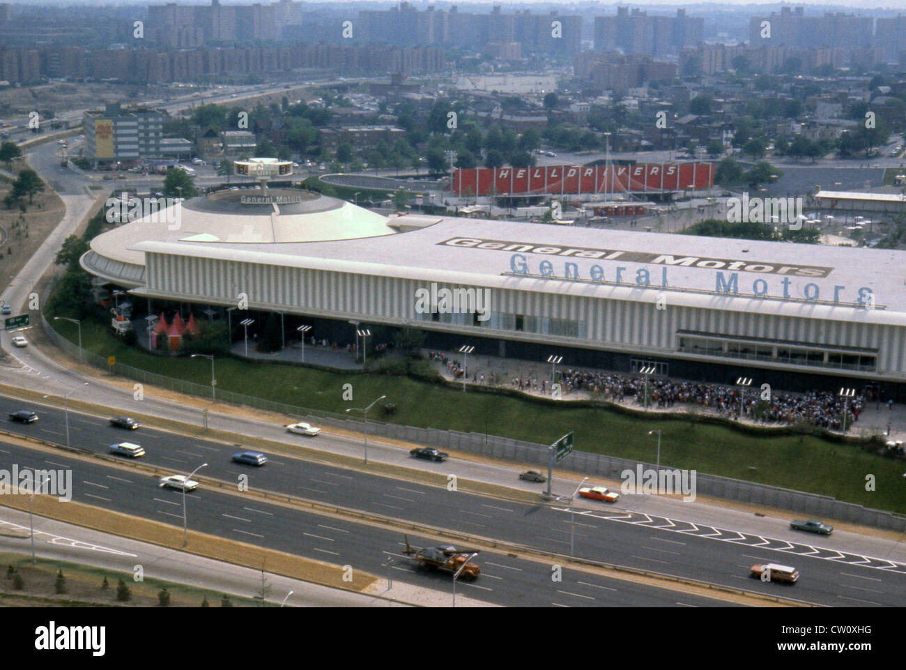 Original photograph taken in 1964. 1964 New York World's Fair, General Motors Pavilion. Stock Photo