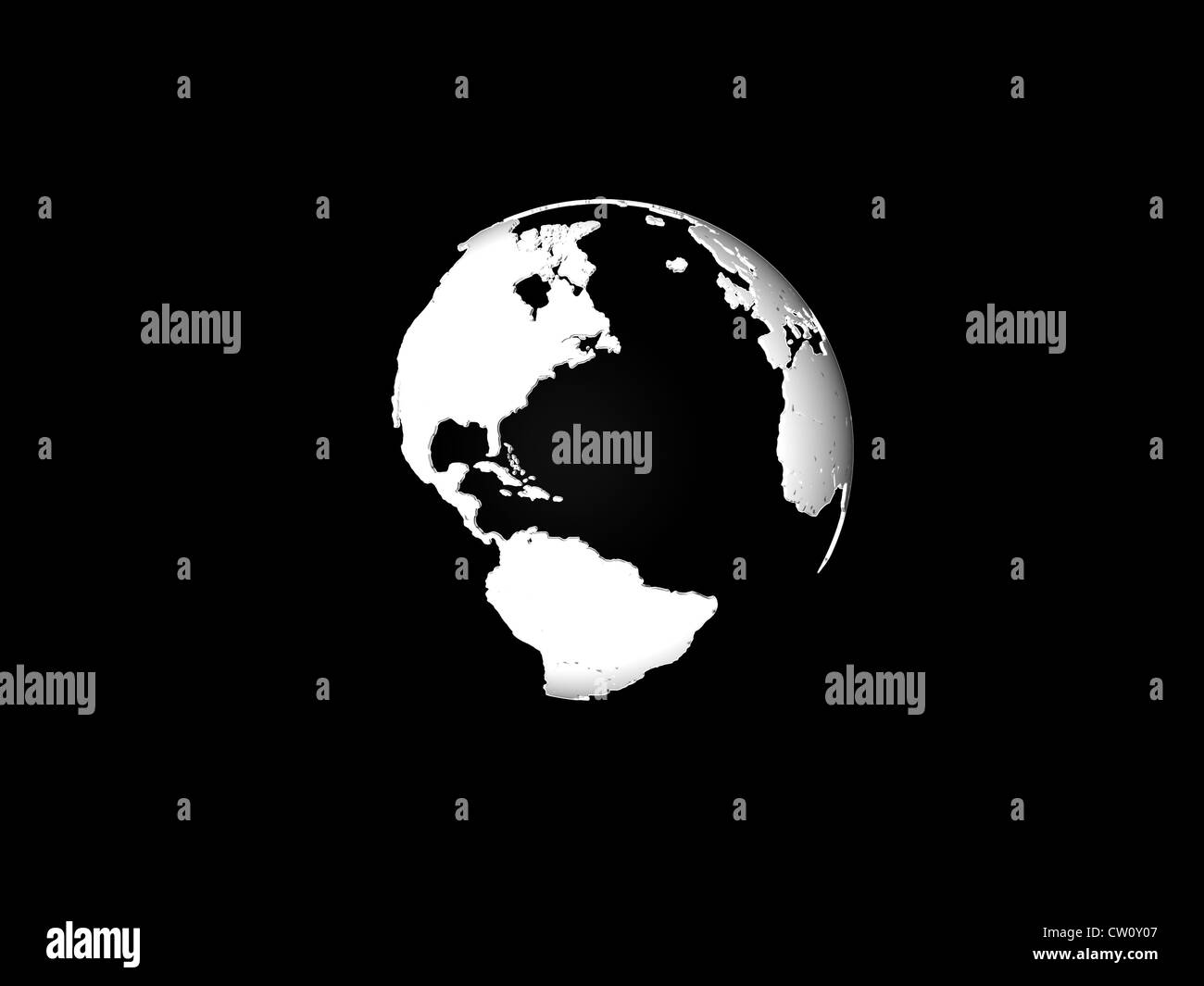 Earth continents Black and White Stock Photos & Images - Alamy