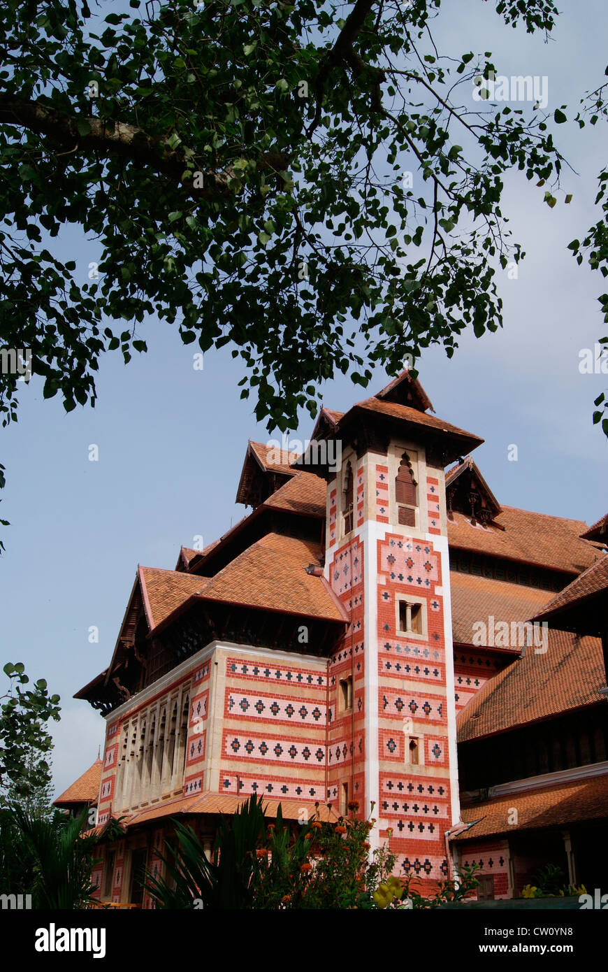 Napier Museum of Arts and Crafts in Indo-Saracenic style by architect Robert Chisholm in Trivandrum city of Kerala India Stock Photo