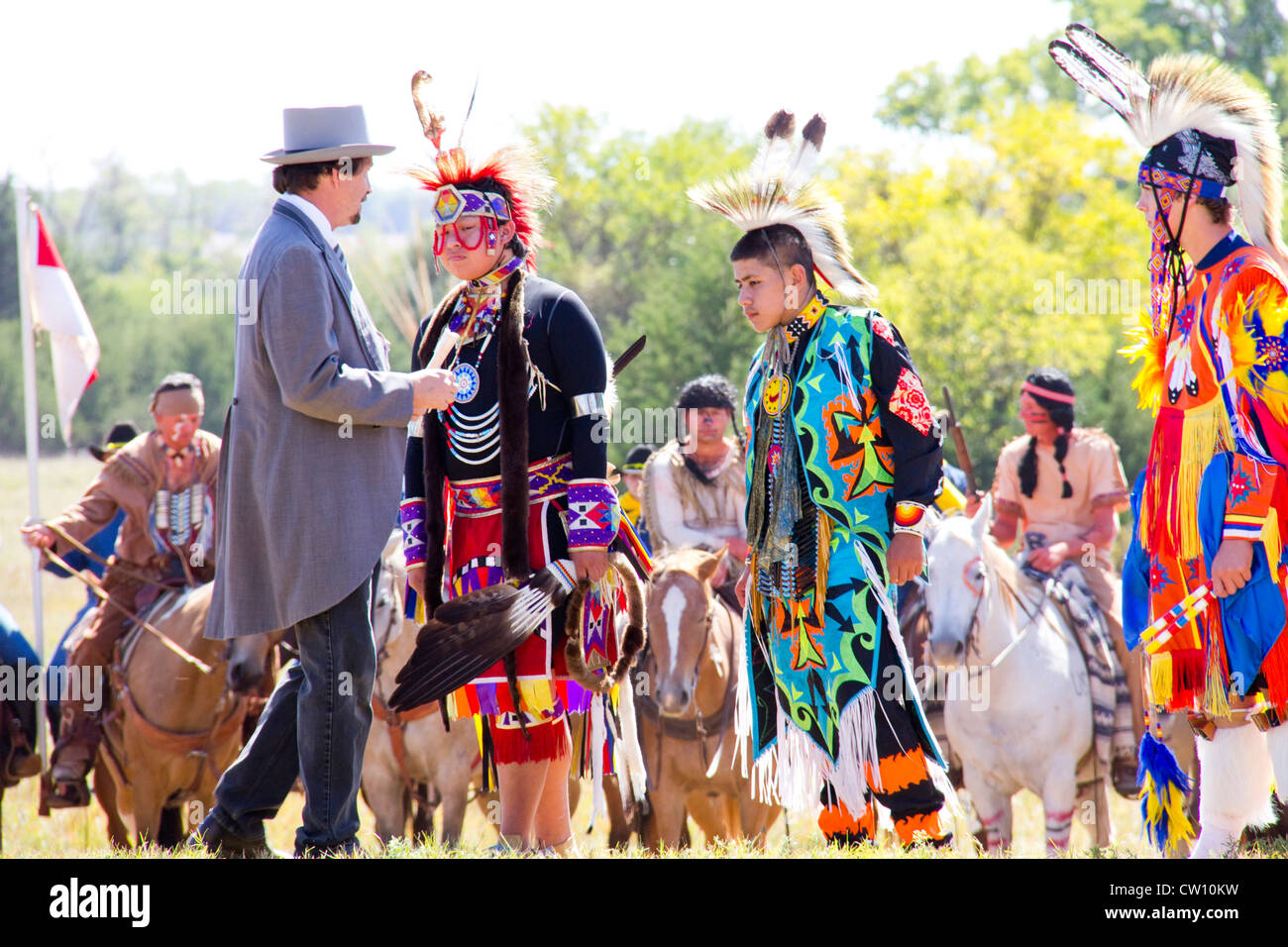 1867 medicine lodge treaty reenactment hires stock photography and images Alamy