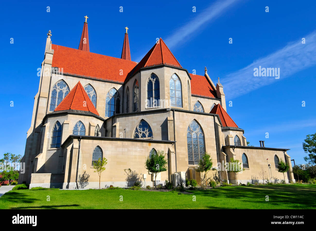 Catholic Cathedral of St. Helena Montana MT US Stock Photo Alamy