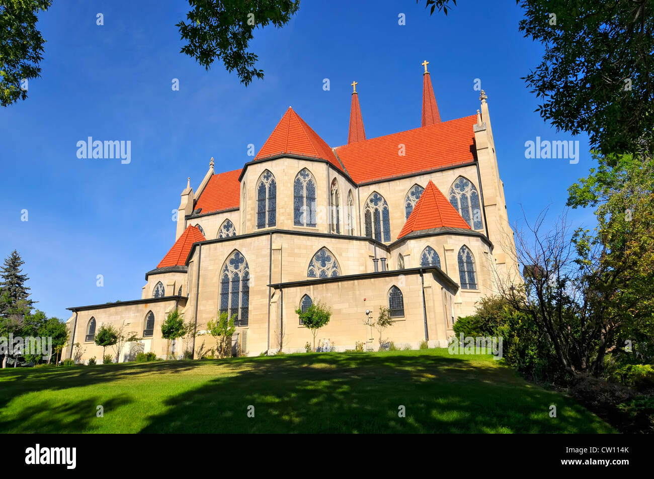 Catholic Cathedral of St. Helena Montana MT US Stock Photo Alamy