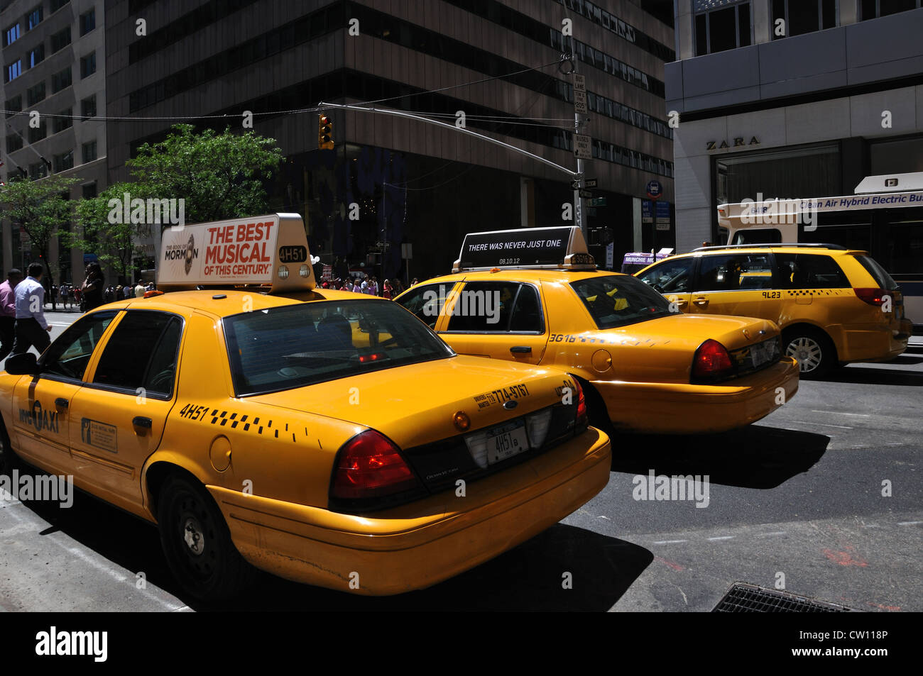 Taxi, New York, USA Stock Photo